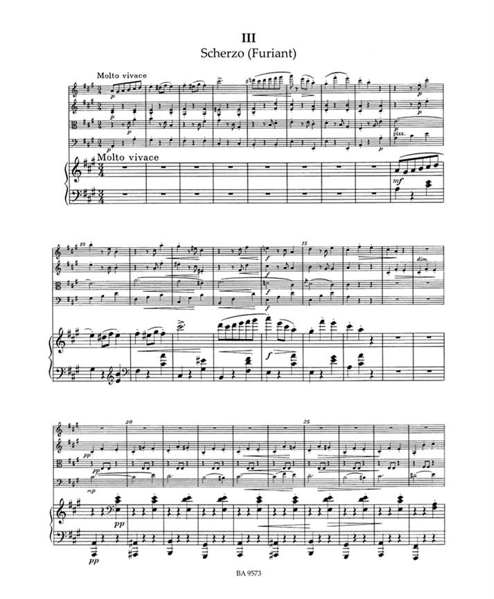 Piano Quintet A major op. 81